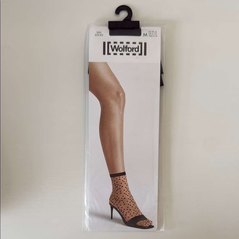Wolford Black Sail Sheer Socks